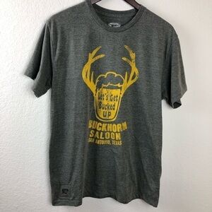 Brew City Mens Graphic Tee, Gray Large